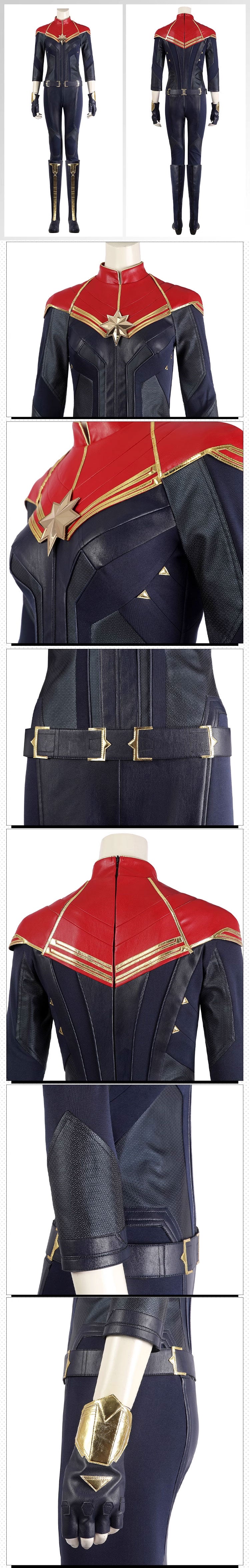 The Marvels Captain Marvel 2 Carol Danvers Cosplay Costumes