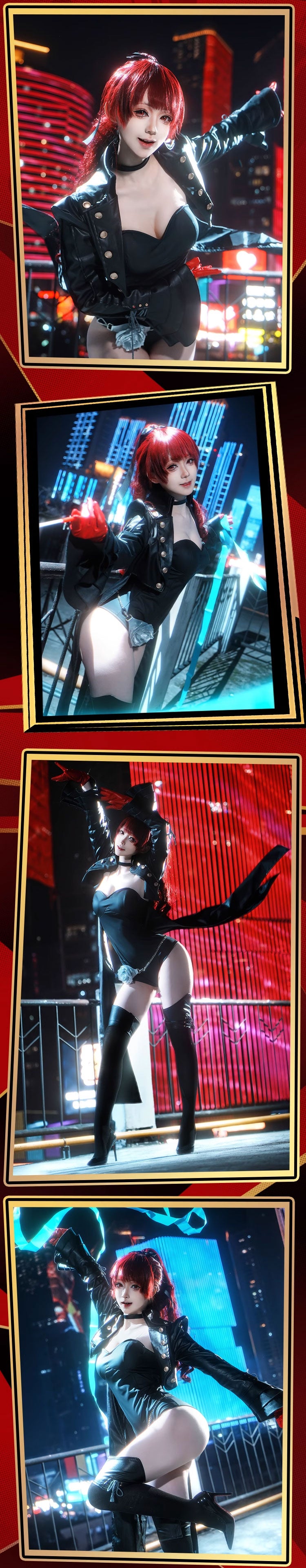 Persona 5 Sumire Yoshizawa Kasumi Yoshizawa Battle Suit Cosplay